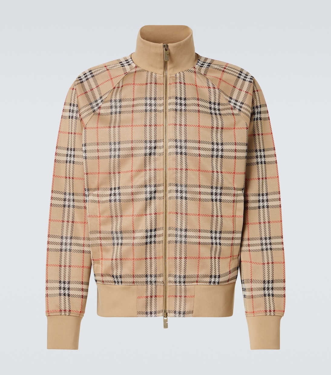 

Куртка-бомбер из джерси в клетку Burberry Burberry, Sand Ip Check