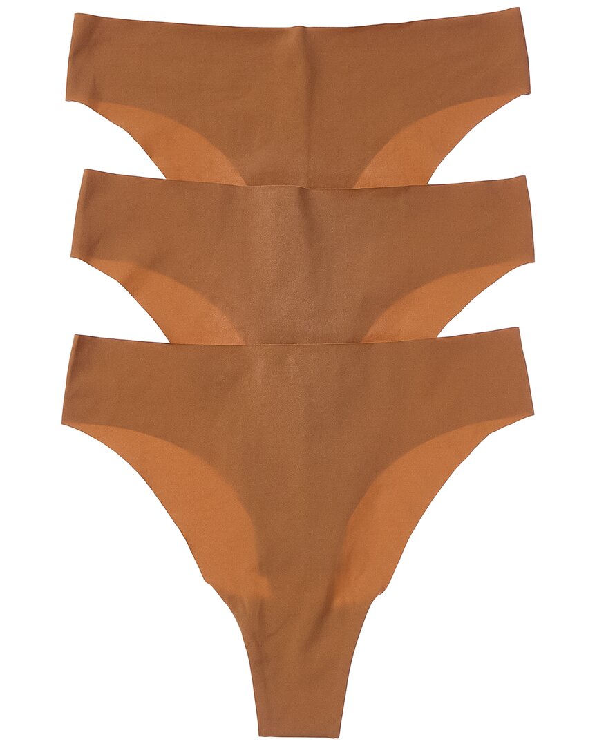 

Cosabella 3 шт, микро-стринги с высокой талией, свободный крой, мультиколор