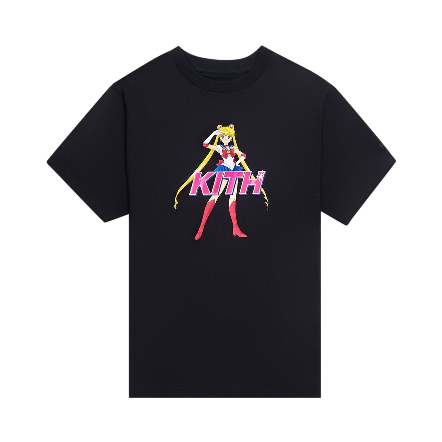 

Футболка Kith x Sailor Moon Mott, черная, Черный, Футболка Kith x Sailor Moon Mott, черная