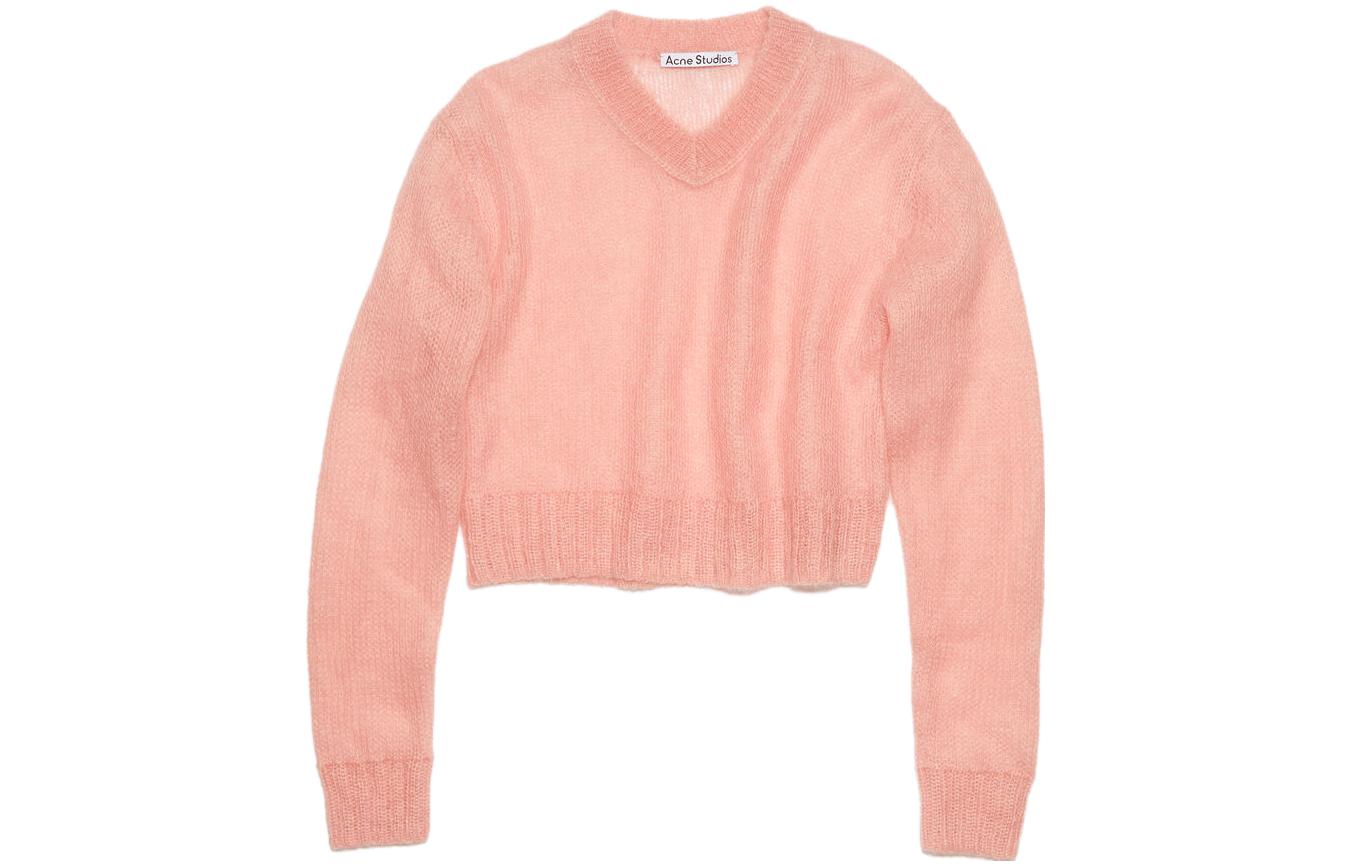 

Трикотажная футболка Acne Studios розовая