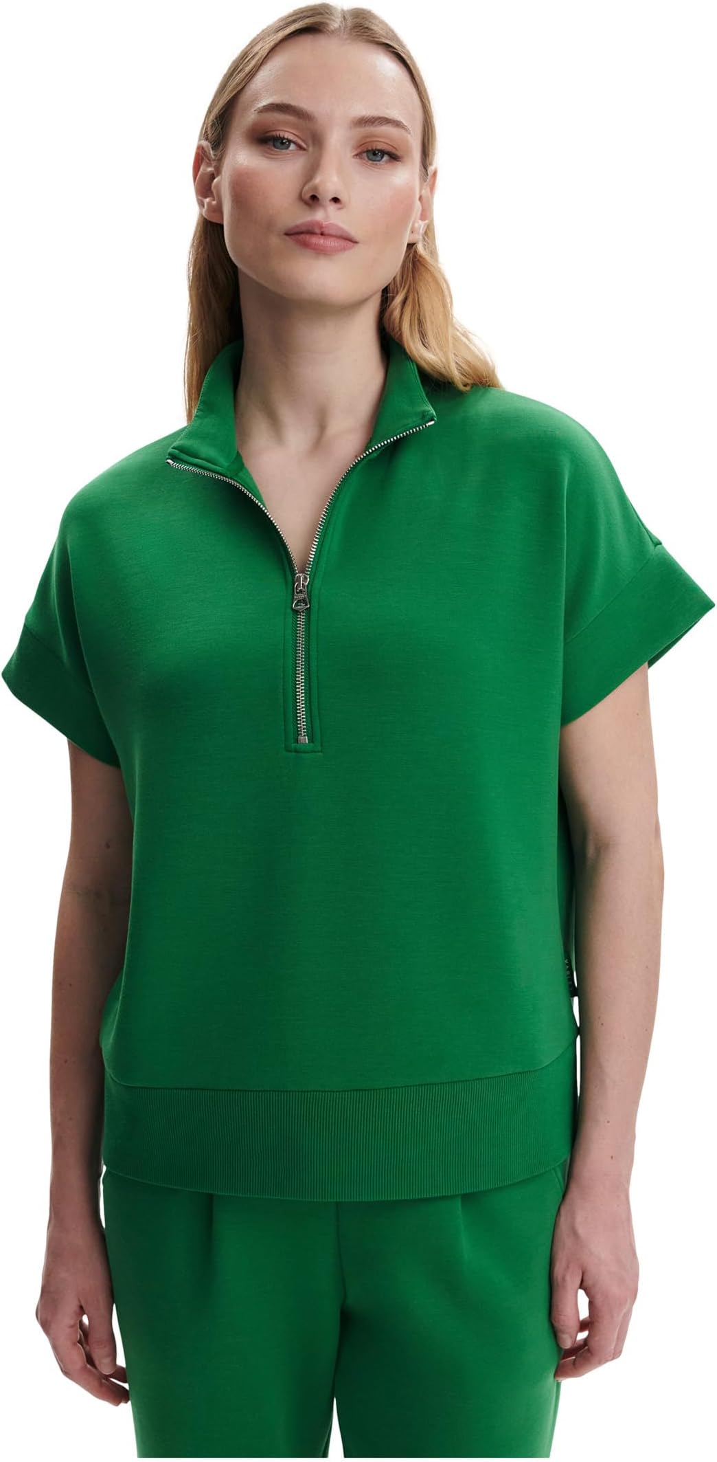 

Толстовка Varley Ritchie Short Sleeve Sweat, цвет Verdant Green