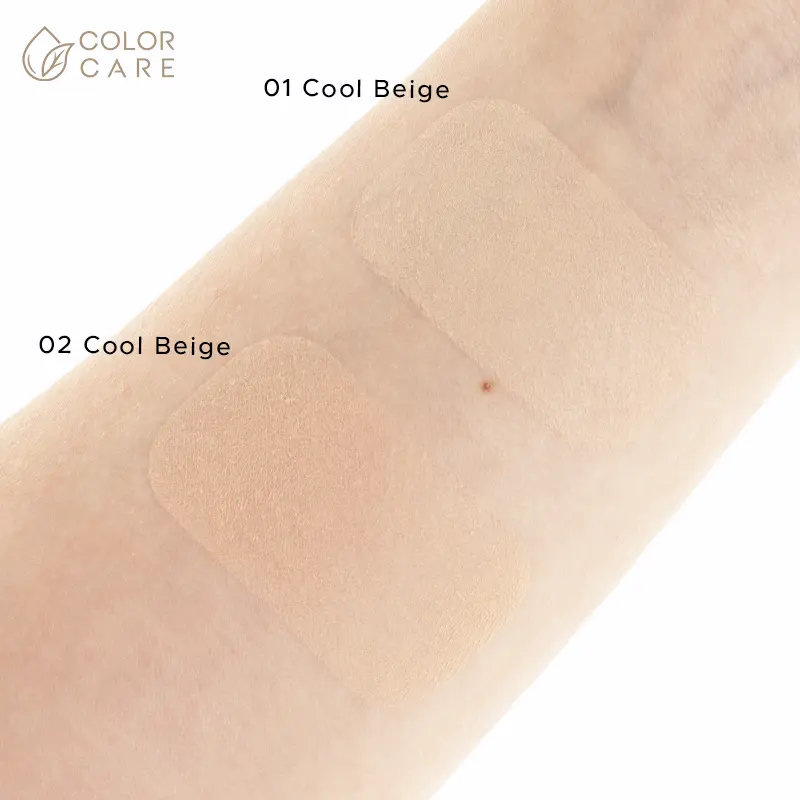 Веганский прессованный порошок - сменный блок - Color Care Cool Beige, 8 гр — фото 3