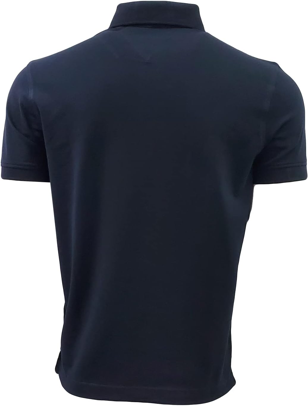 Мужская сетчатая рубашка-поло с вышитым графическим логотипом Tommy Hilfiger, Navy (Est 1985) — фото 2