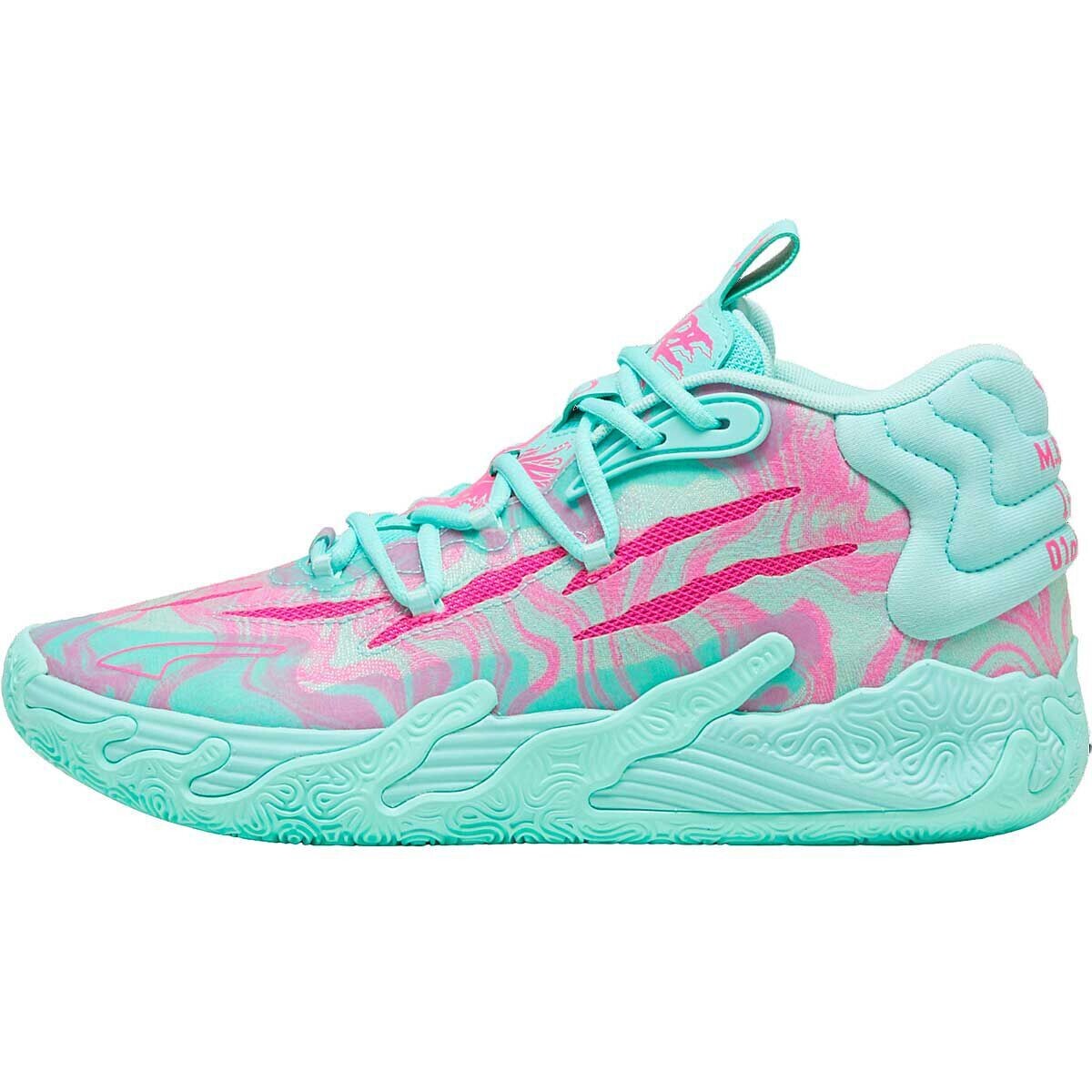 

Баскетбольные кроссовки MB.03 Miami Puma, цвет Electric Peppermint-Ravish