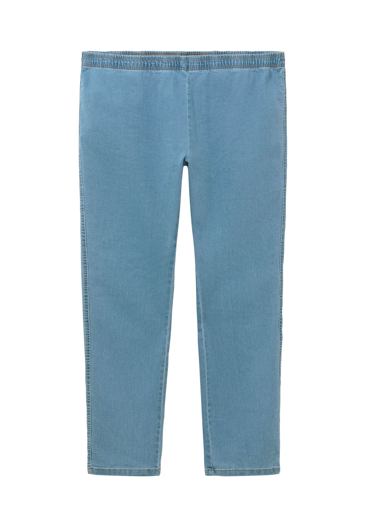 

Узкие джинсы с эластичным поясом и узкой формой штанин Sheego, цвет Light Blue Denim