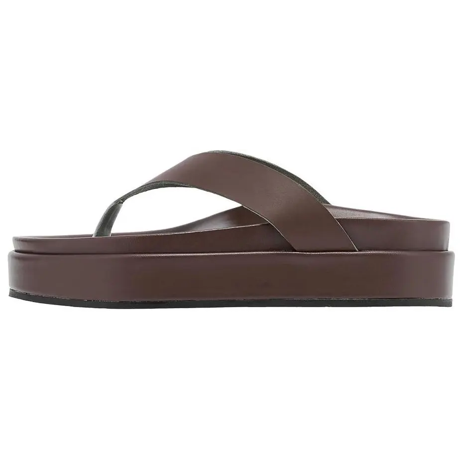 ANCIENT GREEK SANDALS Женские шлепанцы Quiet, красно-коричневые