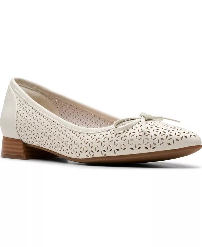 Женские балетки Natalyn Step Clarks, белый