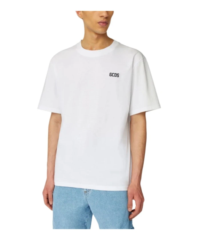 

Белая футболка с коротким рукавом a2om2302je7-10 Gcds, белый