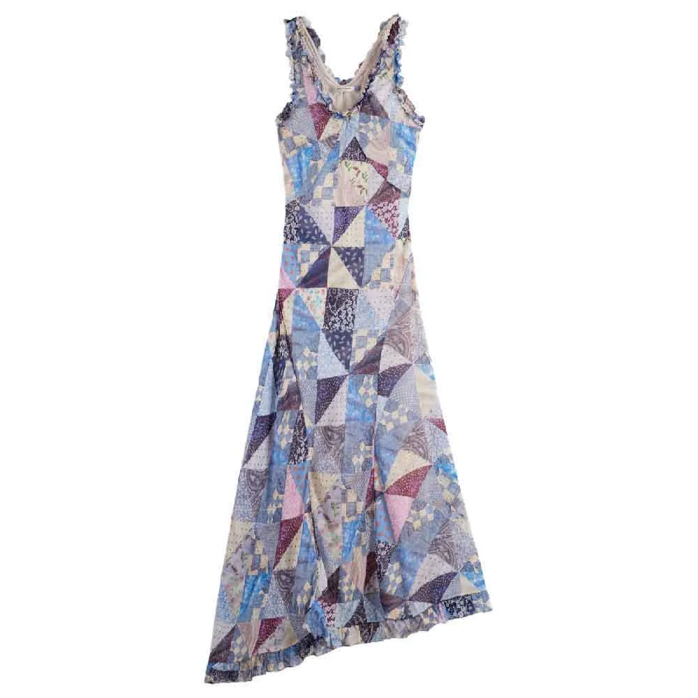 

Платье Scotch & Soda Maxi Ruffle, серый