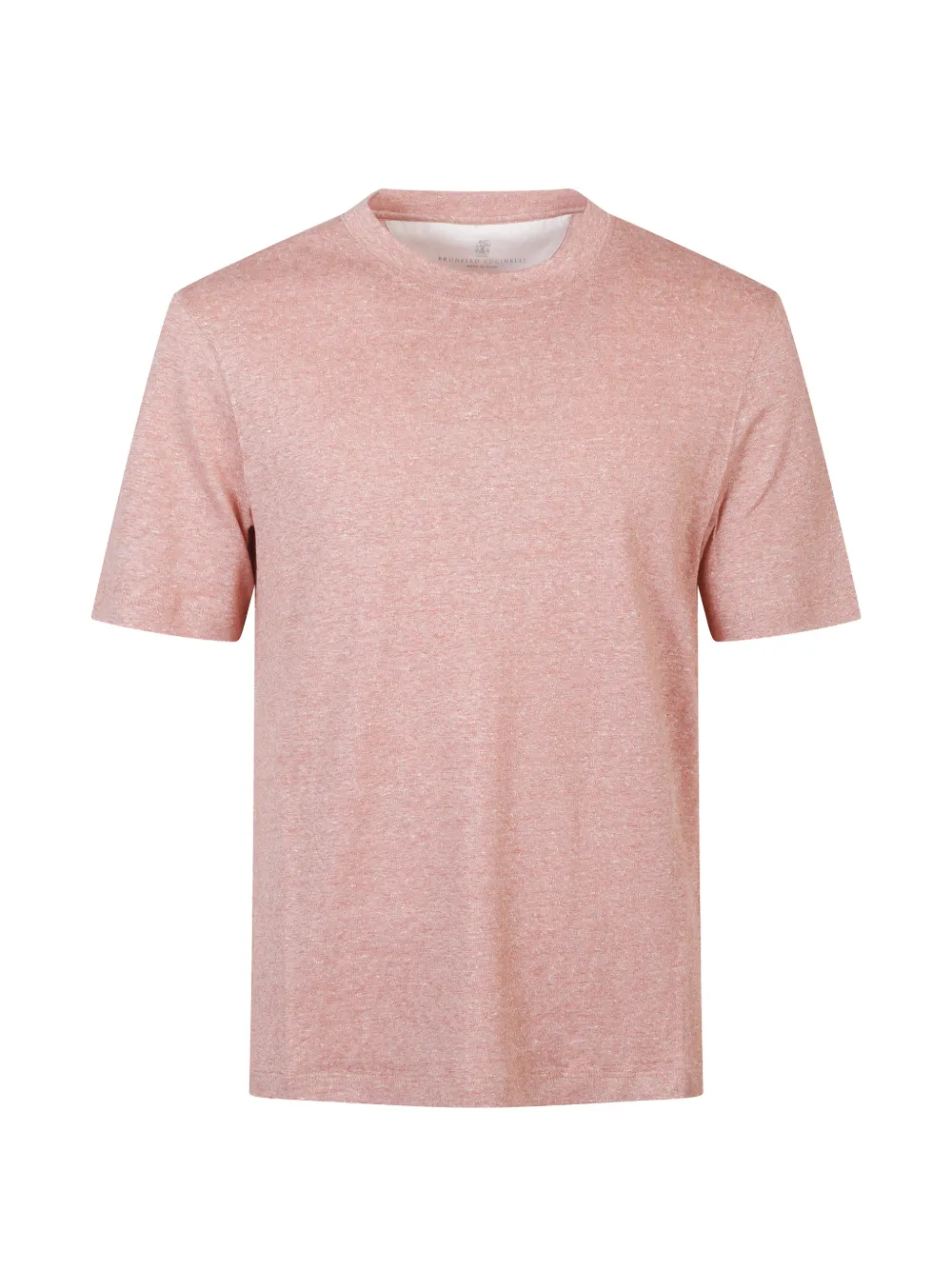 

Футболка с круглым вырезом Brunello Cucinelli, розовый