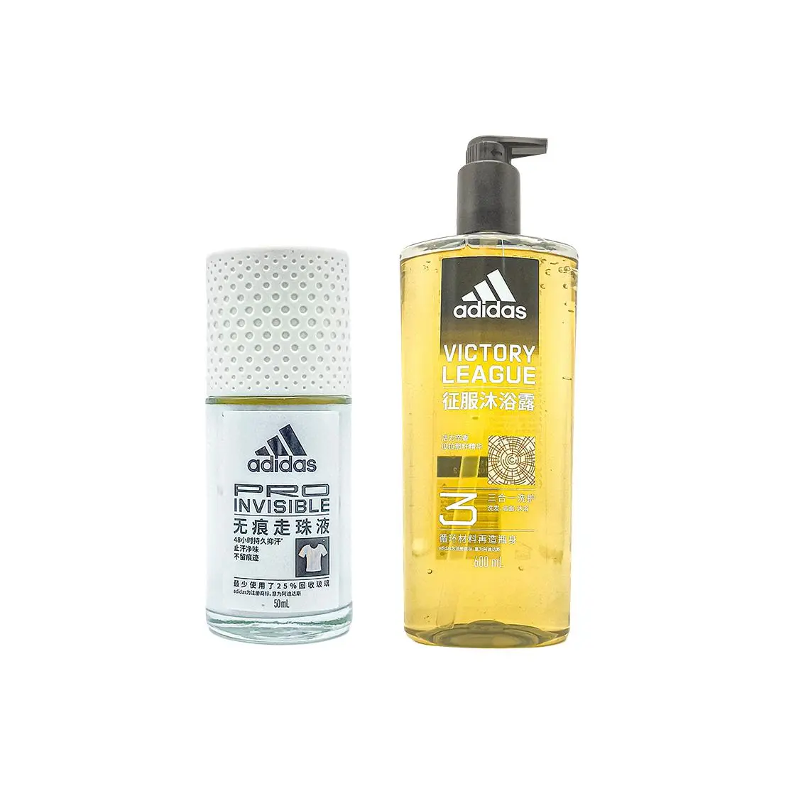

Классический мужской набор для ухода за кожей «3 в 1»: увлажняющий антиперспирант 50 мл + гель для душа 250 мл/600 мл Adidas, seamless antiperspirant 50ml+conquering shower gel 600ml