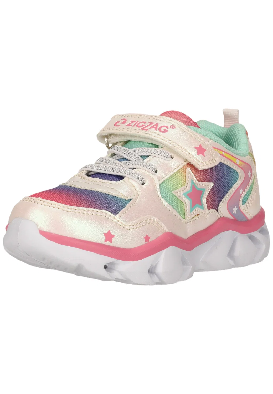 Кроссовки 'Saserta' Zigzag, Pink/White