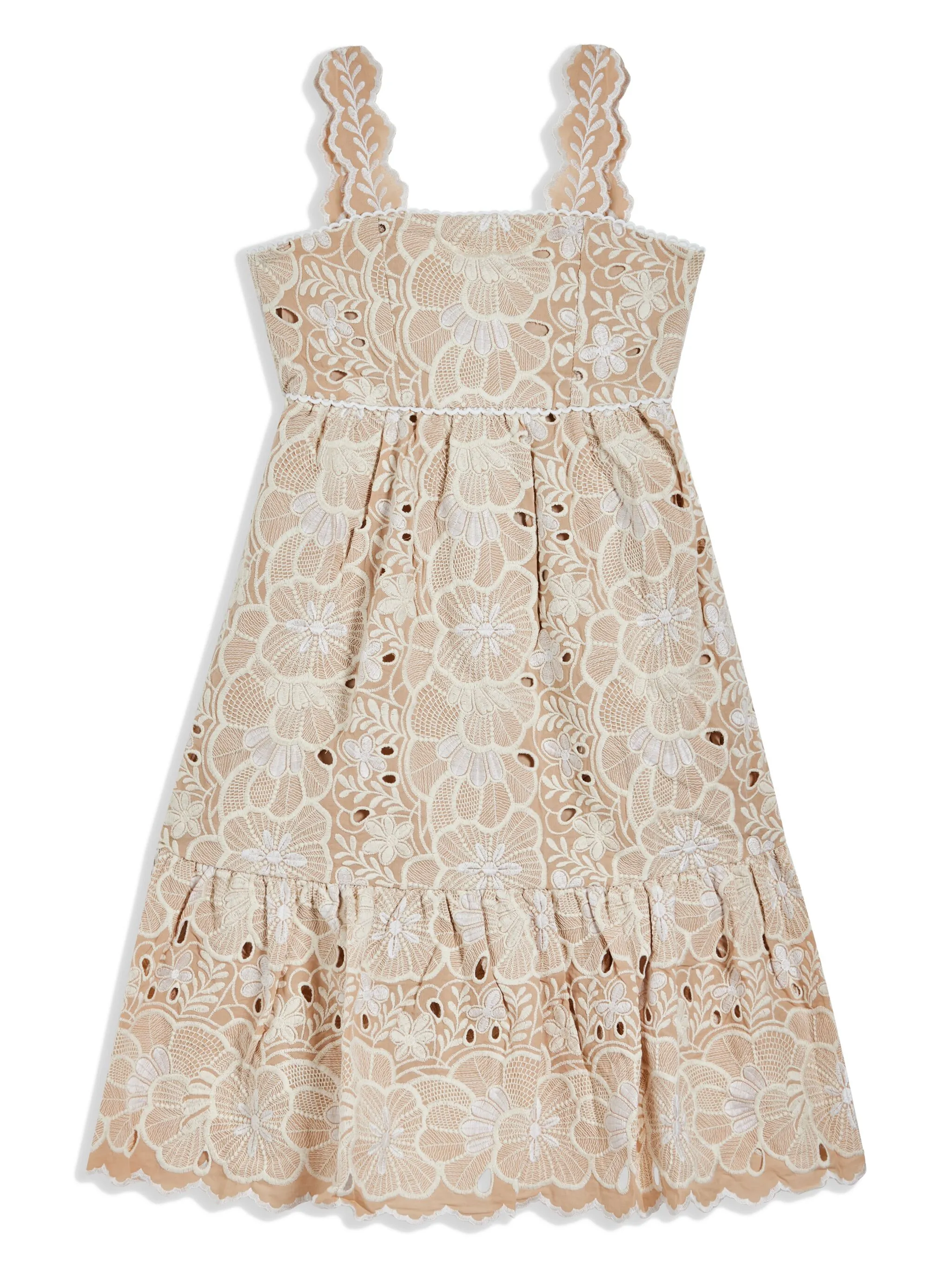 

Платье макси Riley Marlo, кремовый