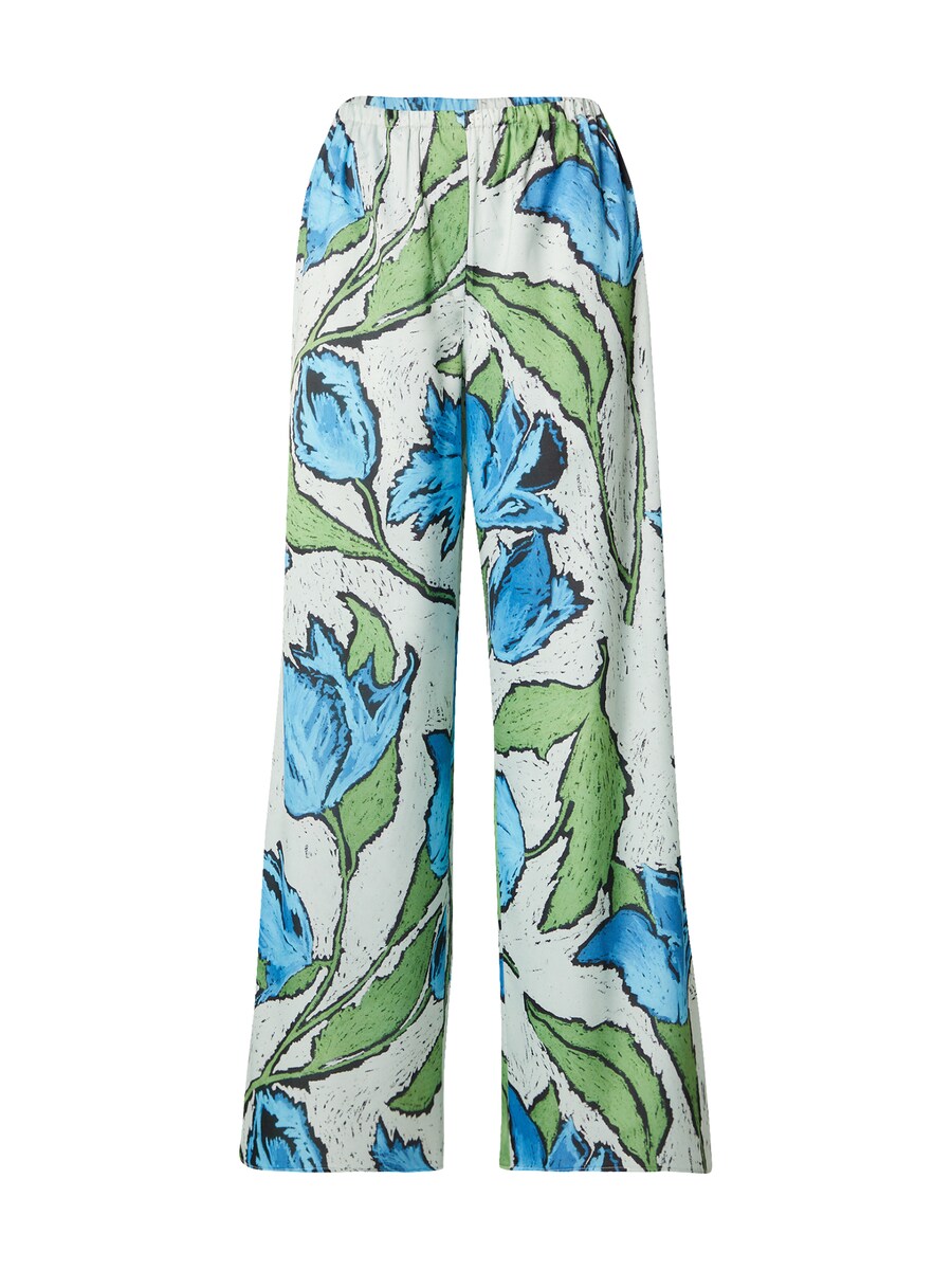 

Широкие брюки TOPSHOP, цвет Green/Pastel green