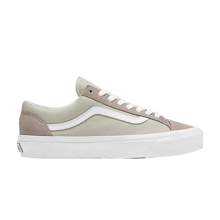 

Кроссовки Vans Old Skool Premium Leather 'Atmosphere Grey Beige', серый