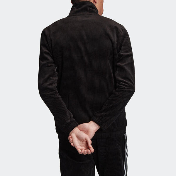 Куртка adidas originals Cord corduroy Zipper Jacket Black, черный — фото 4
