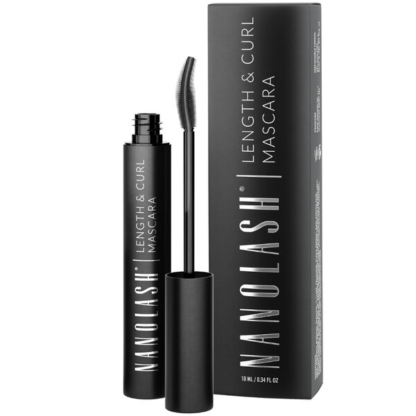 

Удлиняющая и подкручивающая тушь для ресниц, 10 мл Nanolash Length & curl mascara