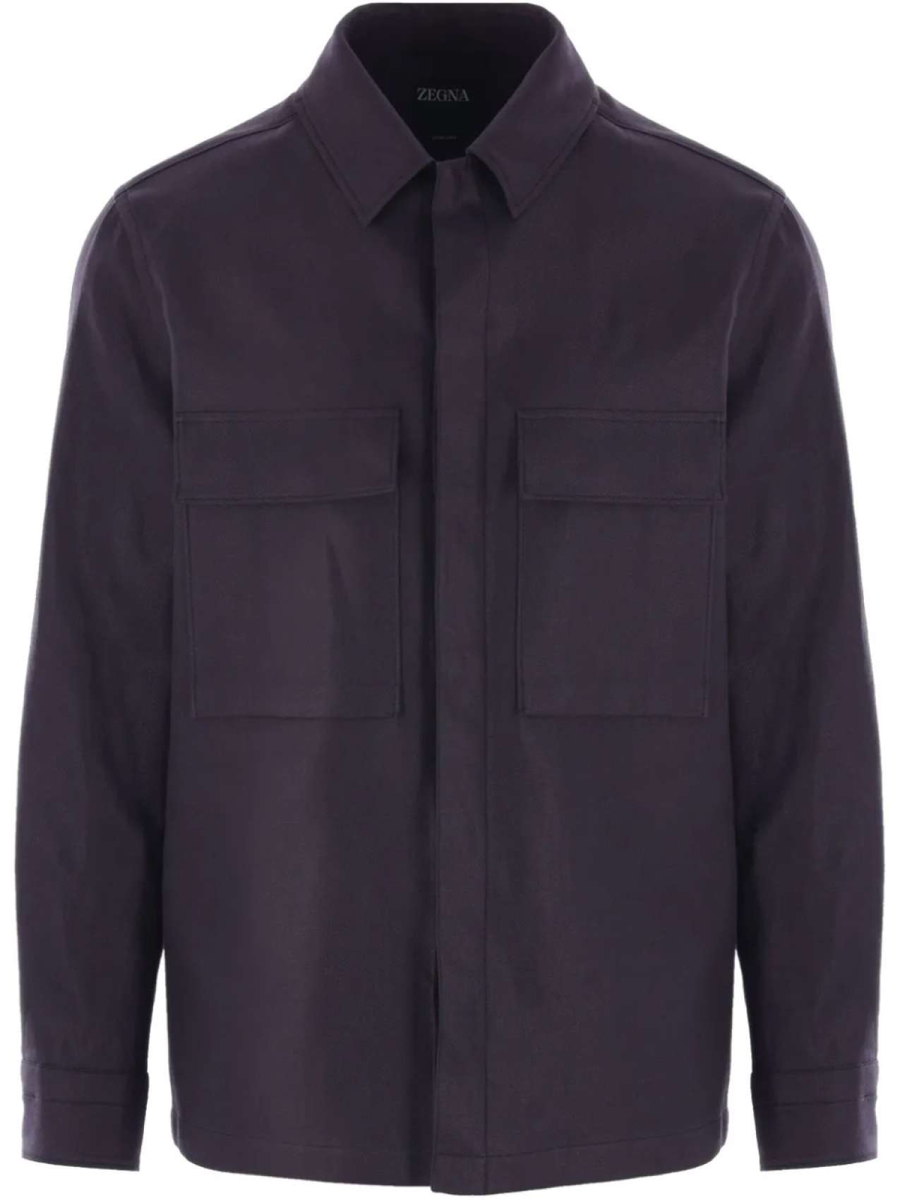 

Льняная рубашка Zegna, синий