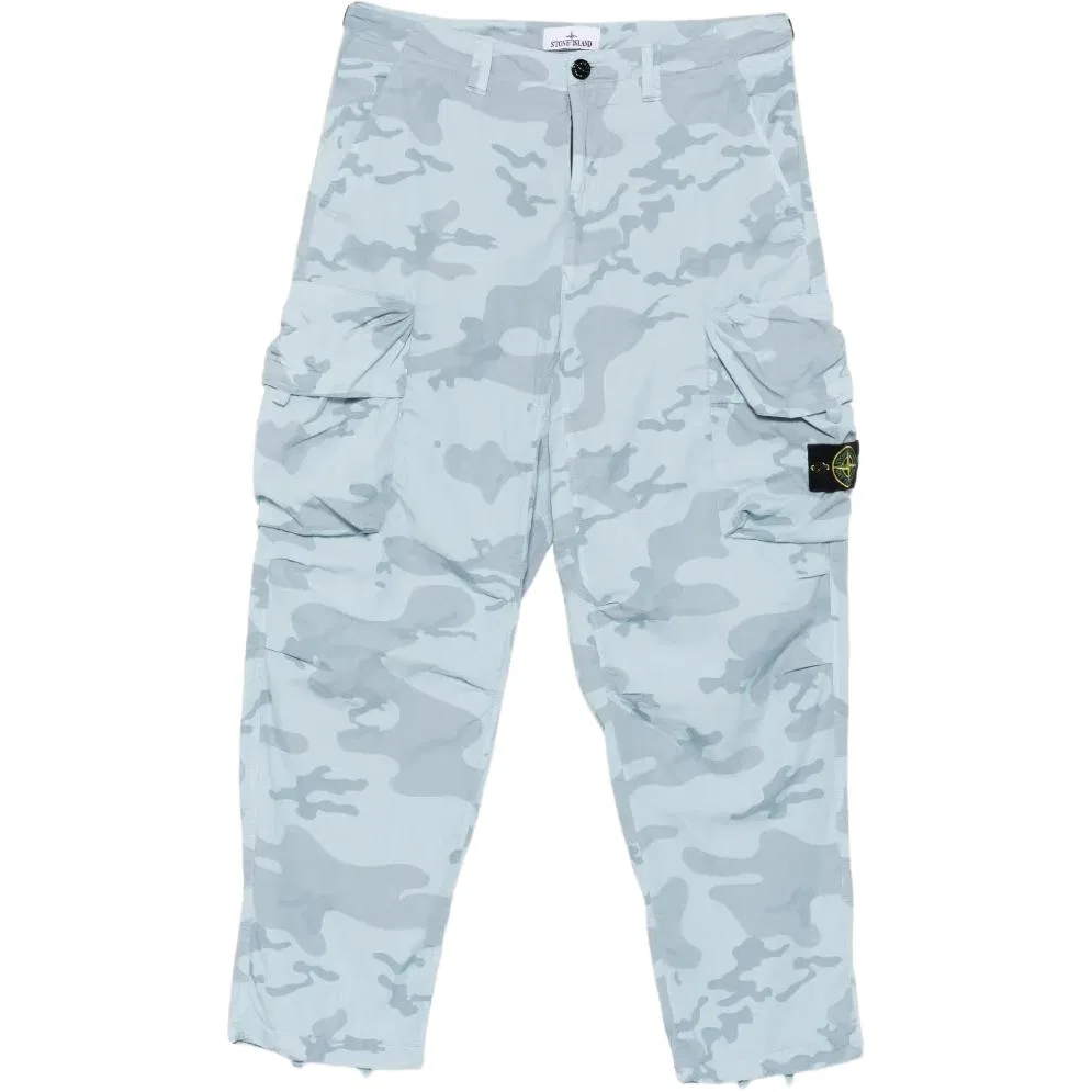 Карго брюки STONE ISLAND синие