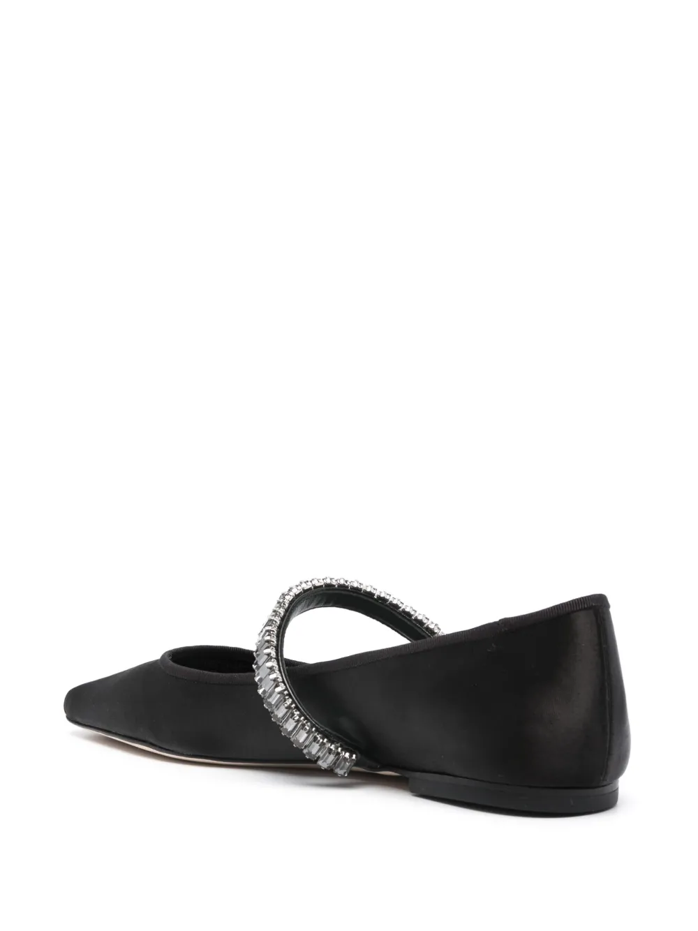 Балетки Crystal Ballet Tory Burch, черный — фото 3