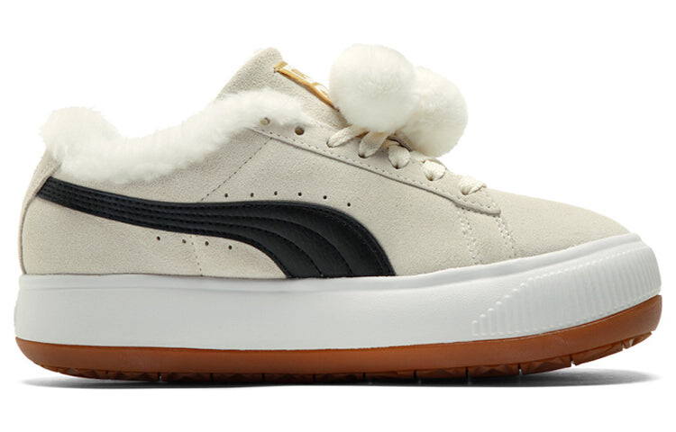 Кроссовки женские Puma Suede Mayu Fur, бежевый