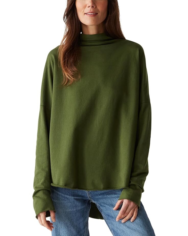 

Свитер Michael Stars Laurel Mock Neck Top, цвет Dk Matcha