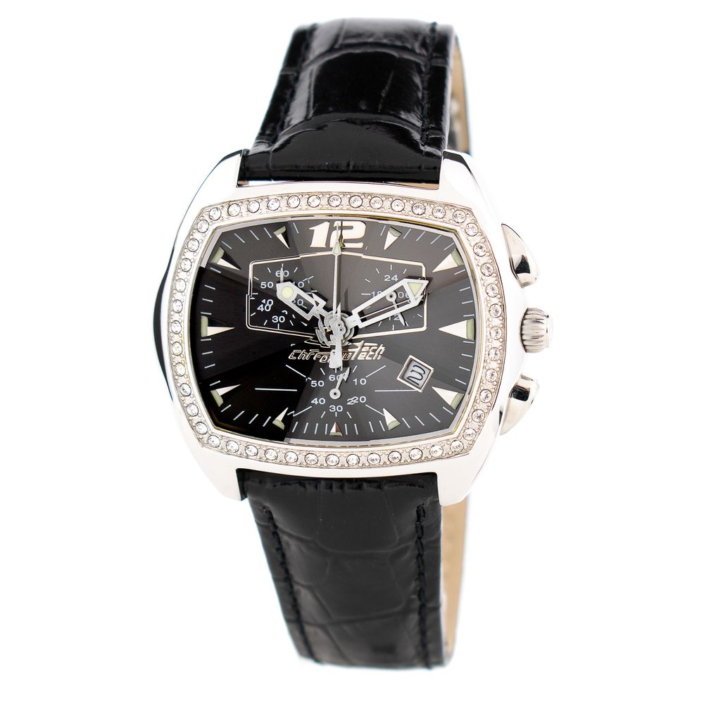 

Женские часы Chronotech Leather, черный