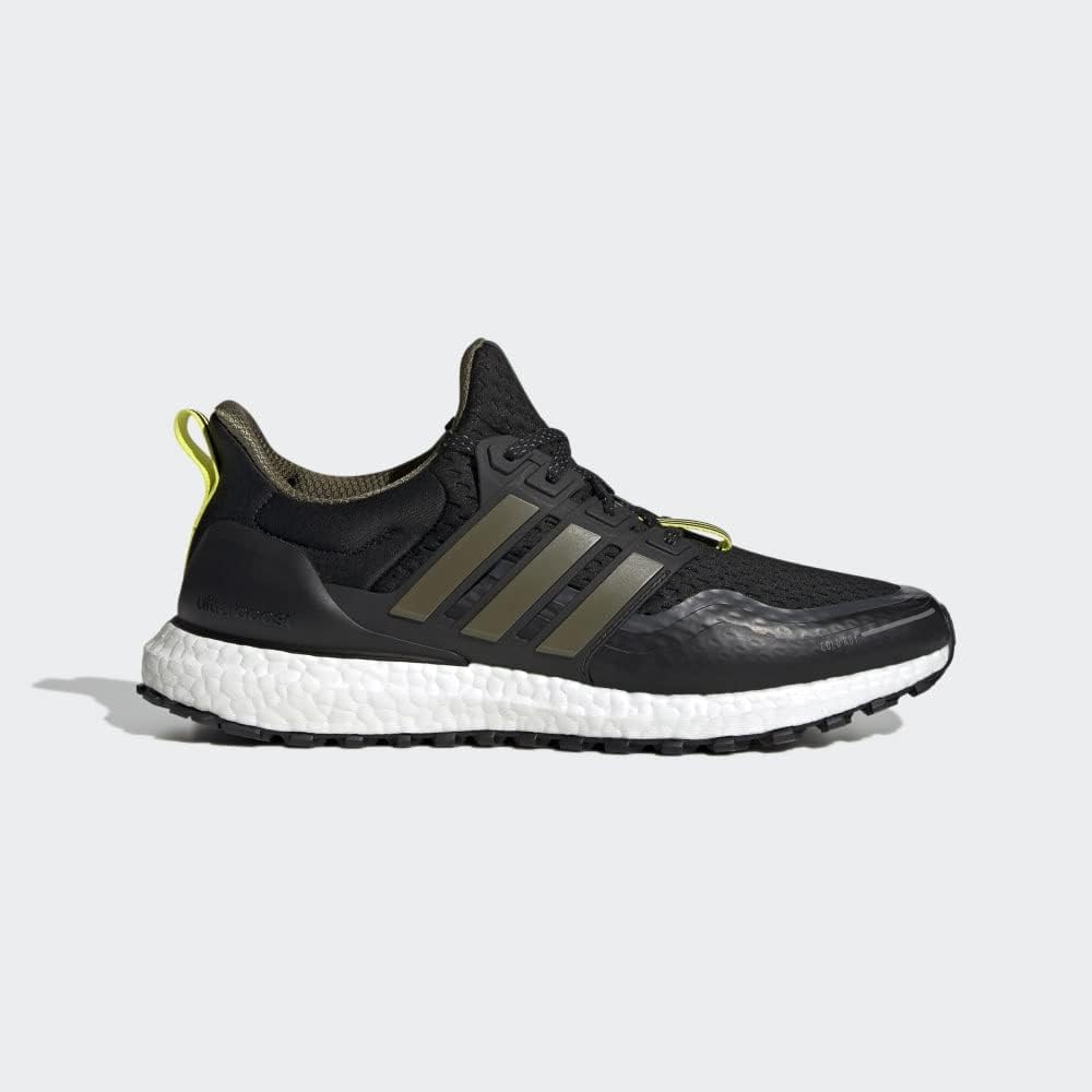 Мужские кроссовки для бега Adidas Ultraboost Ultra Boost C.Rdy DNA - серые, черный/оливковый/металлик — фото 3