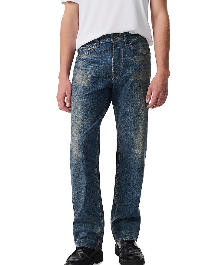 

Fit 4 Miramar свободный крой махровые спортивные брюки джинсы rag & bone, синий