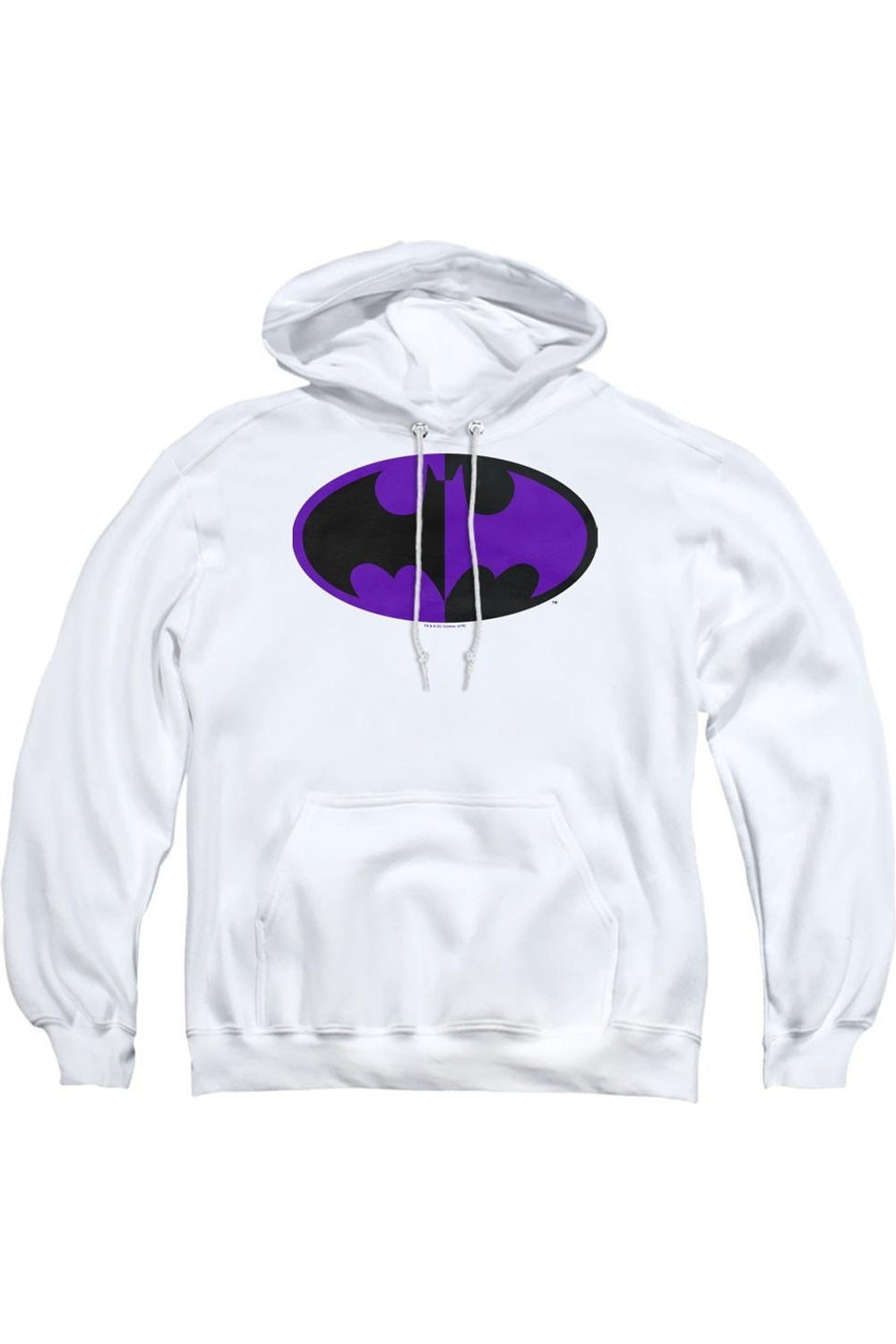 

Толстовка с капюшоном Batman Split Symbol для взрослых Gildan, белый