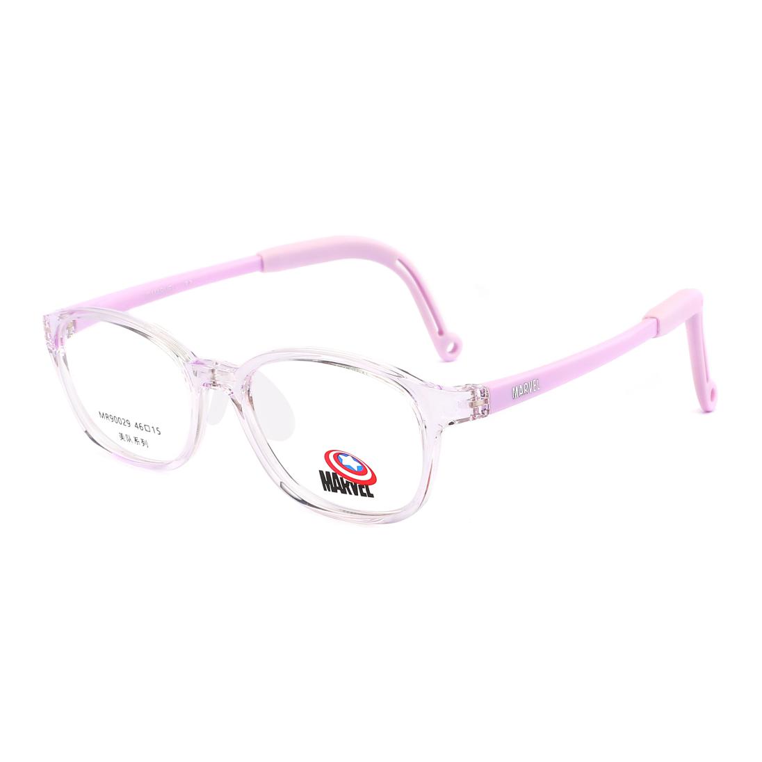 

MARVEL Пластиковая овальная оправа для очков детская прозрачная, Transparent Purple