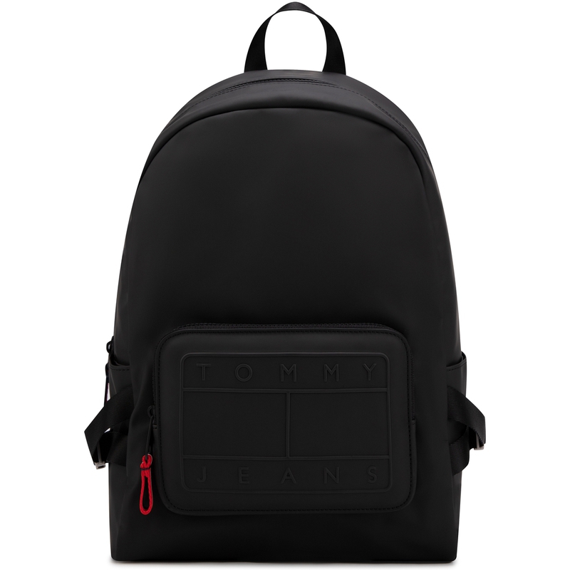 

Tommy Hilfiger Искусственная кожа рюкзак большой размер мужской черный, Black BDS