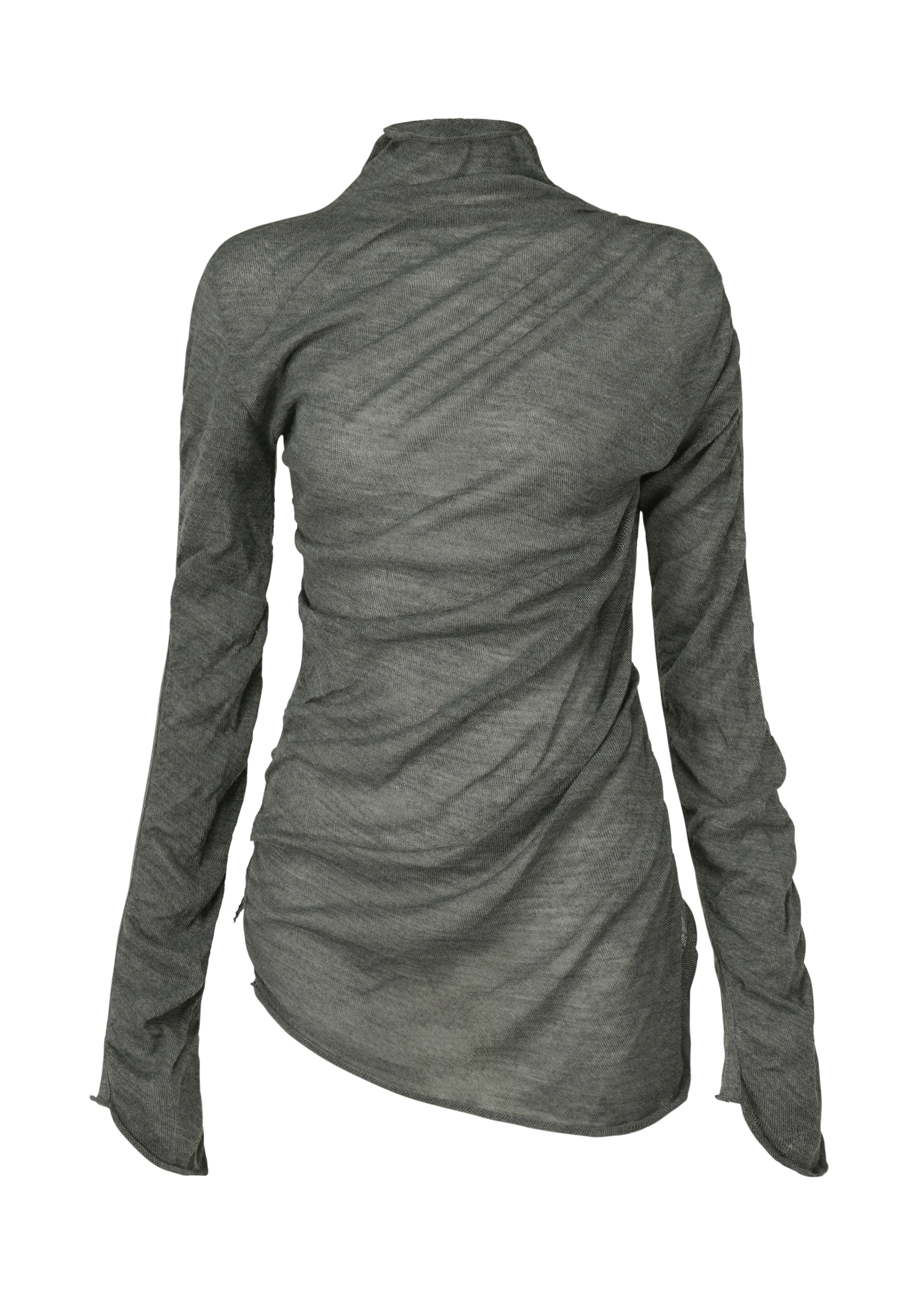 

Топ ambiguous wool Issey Miyake, серый