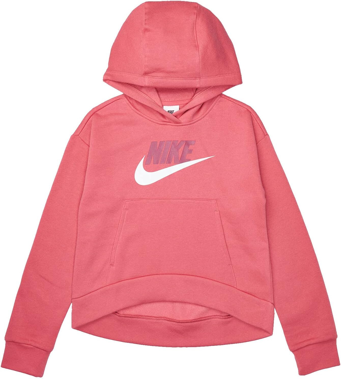 

Худи Nike Sportswear Club Fleece Hoodie, цвет Archaeo Pink/Rush Maroon/White