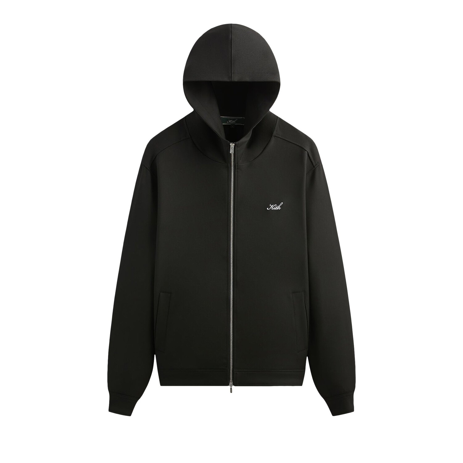 

Толстовка на молнии Kith Selfridge Double Weave, цвет Черный