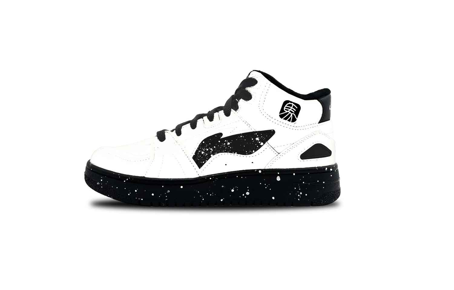 

Кроссовки для скейтбординга Li-Ning Tianji HI Thermal Abrasion Resistant Slip Resistant Mid top мужские, белый