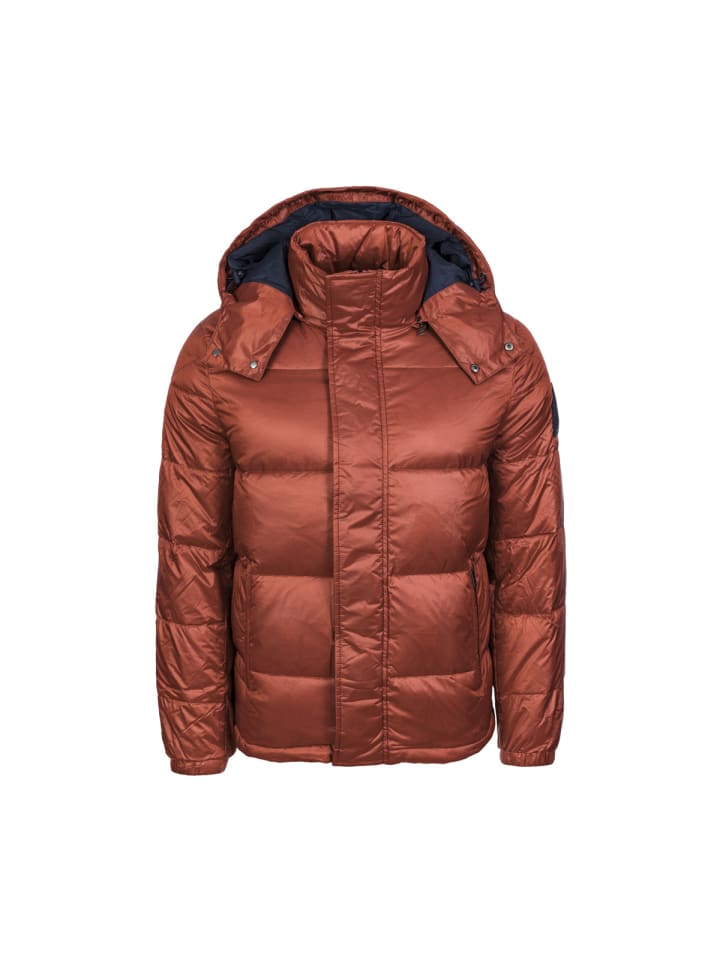 

La Martina Пуховая куртка MBO021 оранжевого цвета