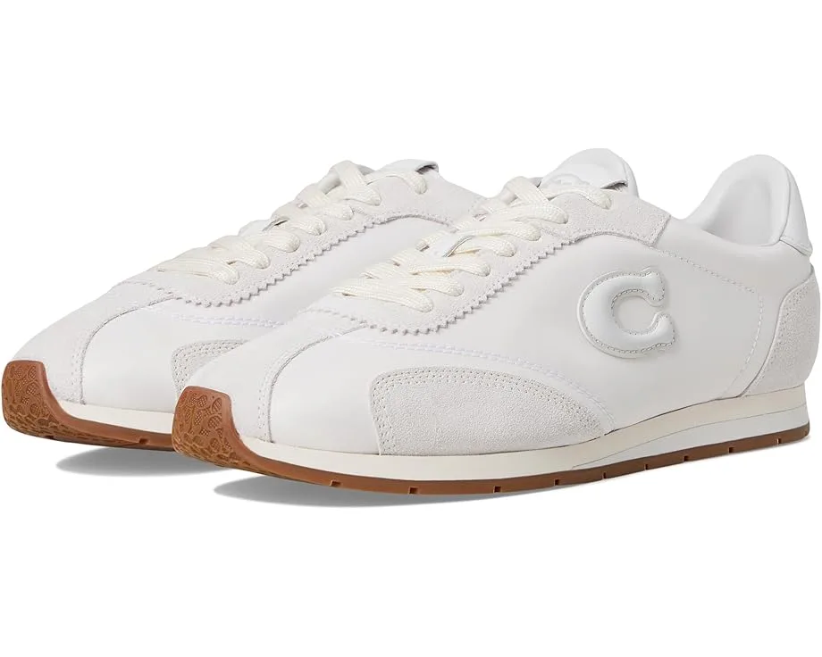 Кроссовки COACH Flat Sneakers, Optic White/Grey