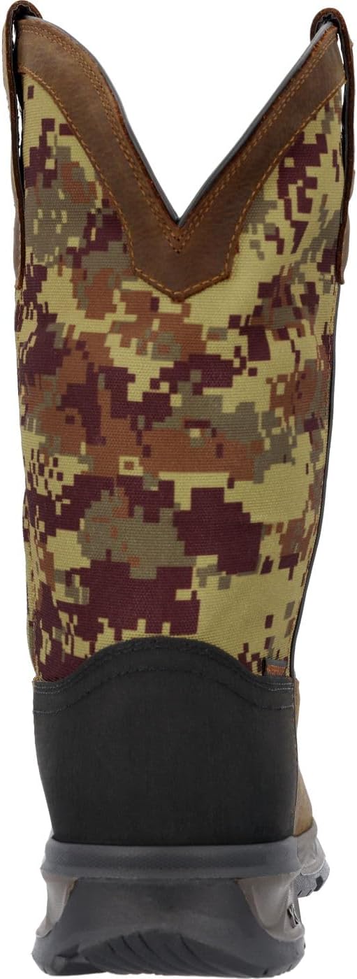 Мужские ботинки Durango Ranger Xp с водонепроницаемым стальным носком в западном стиле, Camo — фото 4