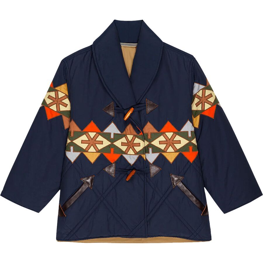 

Укороченная куртка-пуховик Wanderer для женщин The Great Outdoors The Great Outdoors, Midnight Patchwork