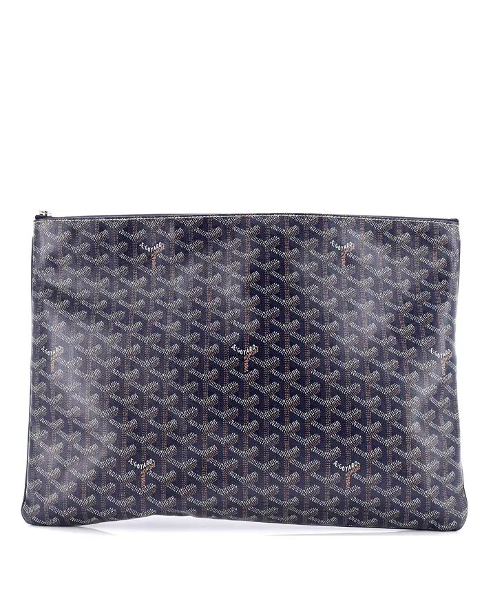 

Сумка-мешок GM Senat Zip, покрытая холстом Pre-Owned Goyard, синий