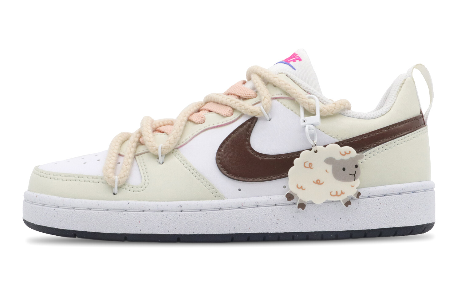 

Кроссовки для скейтборда Court Borough женские, низкие, хаки, коричневый Nike