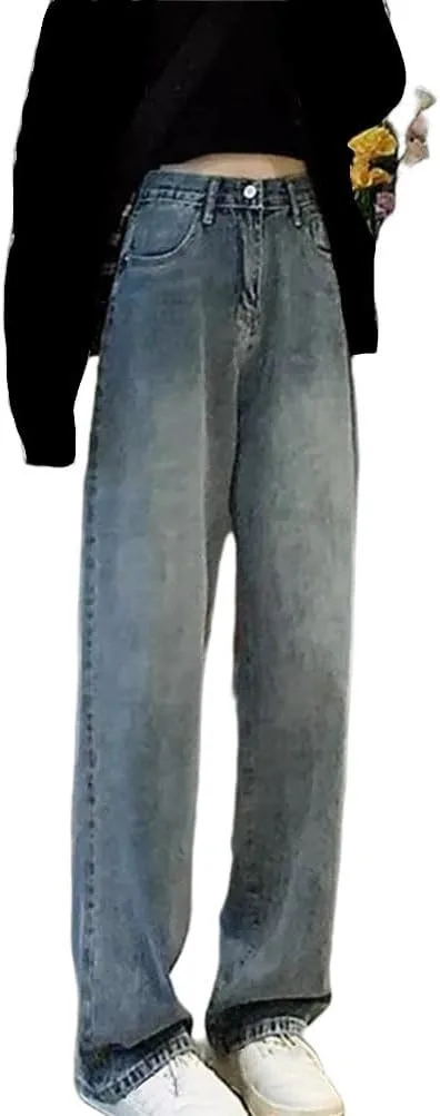 

Женские джинсы Vintage High Waist Wide Leg с застежкой-молнией