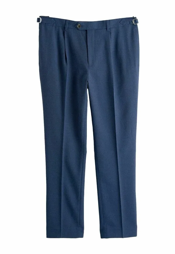 Зауженные, фактурные, элегантные брюки с боковой регулировкой Next, Navy Blue