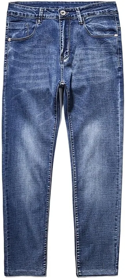 Джинсы Washed Slim, синий — фото 2