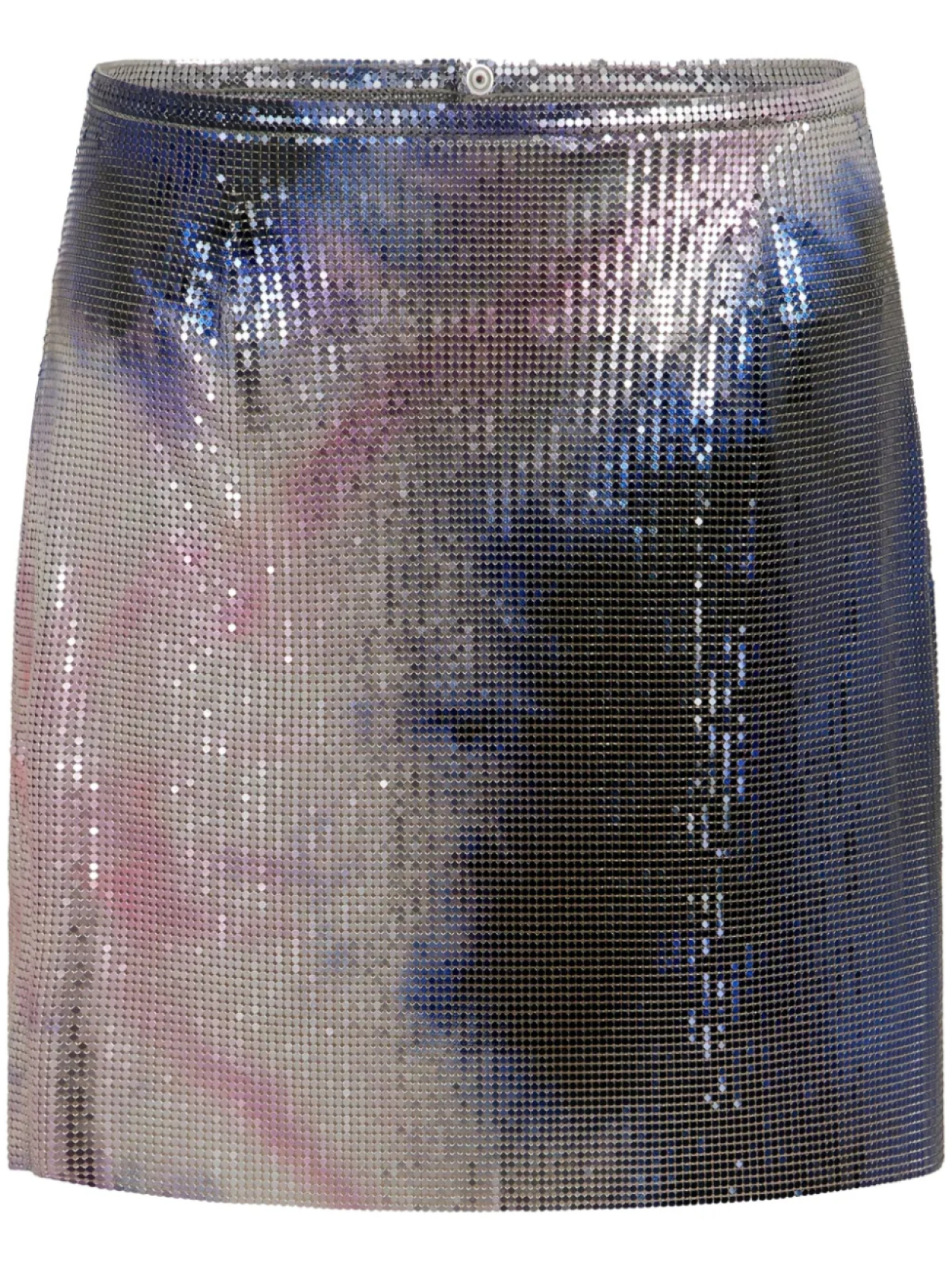 

Rabanne сетчатая юбка мини, синий