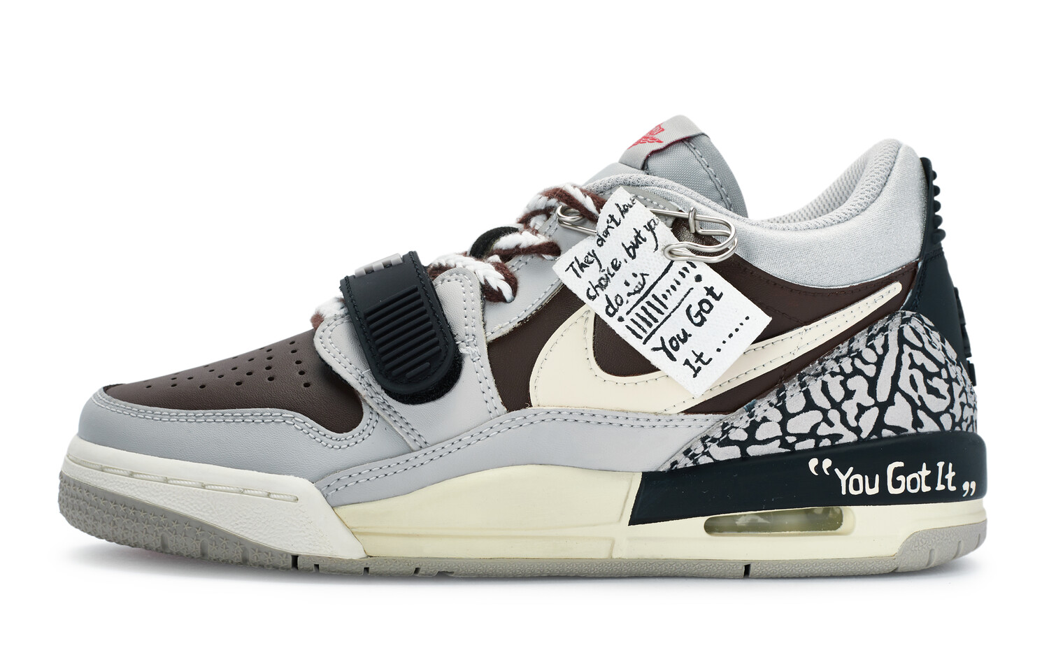 

Баскетбольные кроссовки Legacy 312 Vintage женские с низким верхом серый Jordan