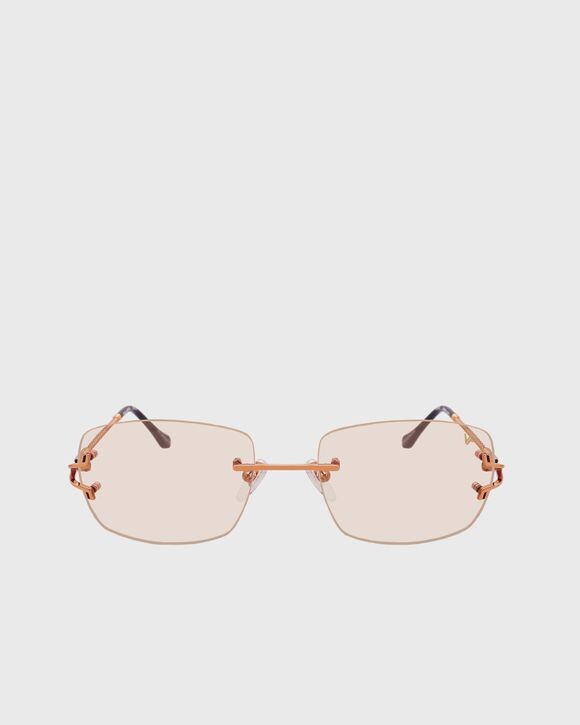 

Солнцезащитные очки Vintage Frames Bal Harbour Drill Mount 24Kt Rose Gold, цвет rose gold/clear