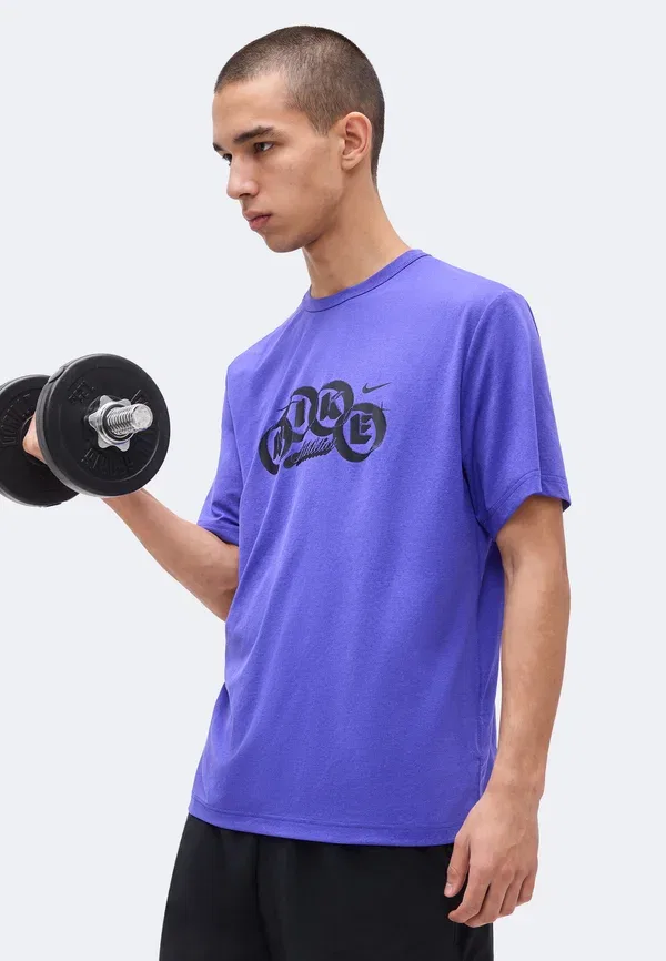 Футболка спортивная Nike Performance Hyverse, персидский фиолетовый/черный — фото 4