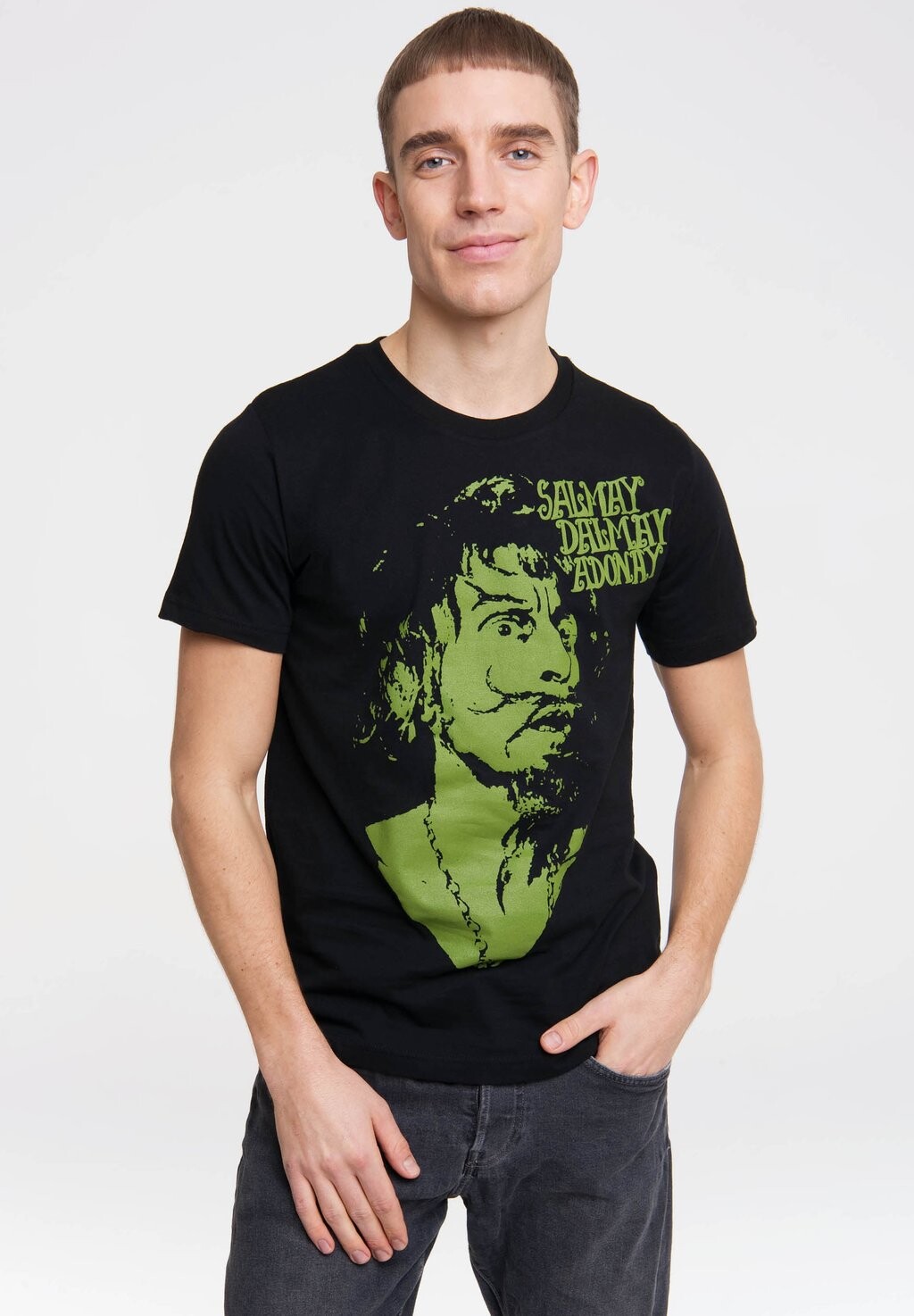 

Футболка с принтом CATWEAZLE-PRINT LOGOSHIRT, цвет schwarz